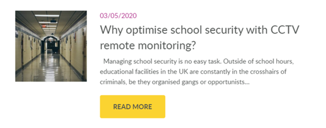 How to Use Security Cameras for Schools